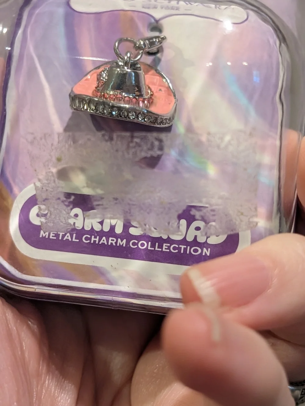 🦋 FAO Schwarz Pink Cowgirl Hat Charm